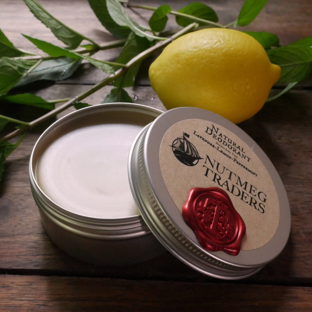 Natural Deodorant - Lavender, Lemon, and Peppermint