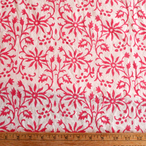 Block Print Fabric by the Yard