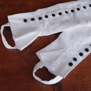 Finished White, Thigh-High Gaiters