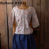 Ladies' Sleeved Bodice - Printed Cotton