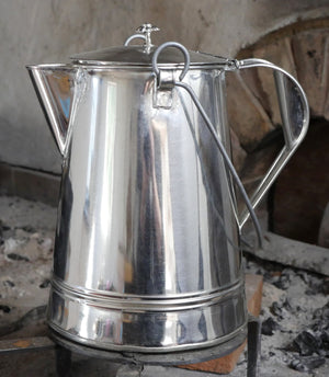 Handmade Tin Coffee Pot