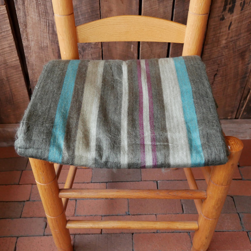 Colorful Alpaca Wool Blanket