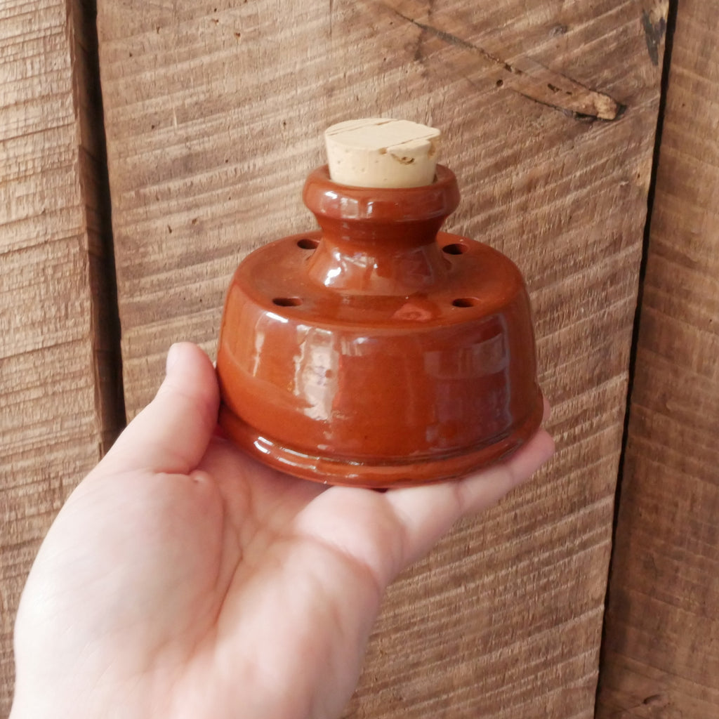 Flawed Redware Inkwell - Second