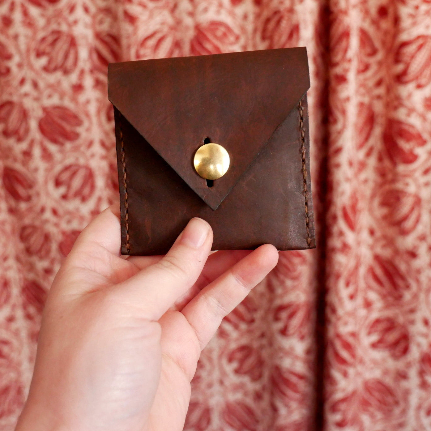 Leather Coin Wallet - Handmade Leather Coin Purse