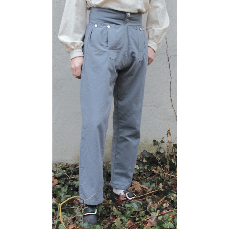 Fall front breeches in undyed corduroy  Elgar Shirts
