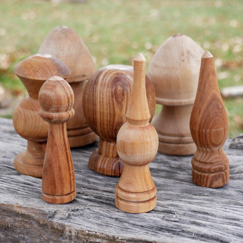 Hardwood Finials  Spring Valley Lodges